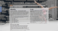 Desktop Screenshot of modgym.cz